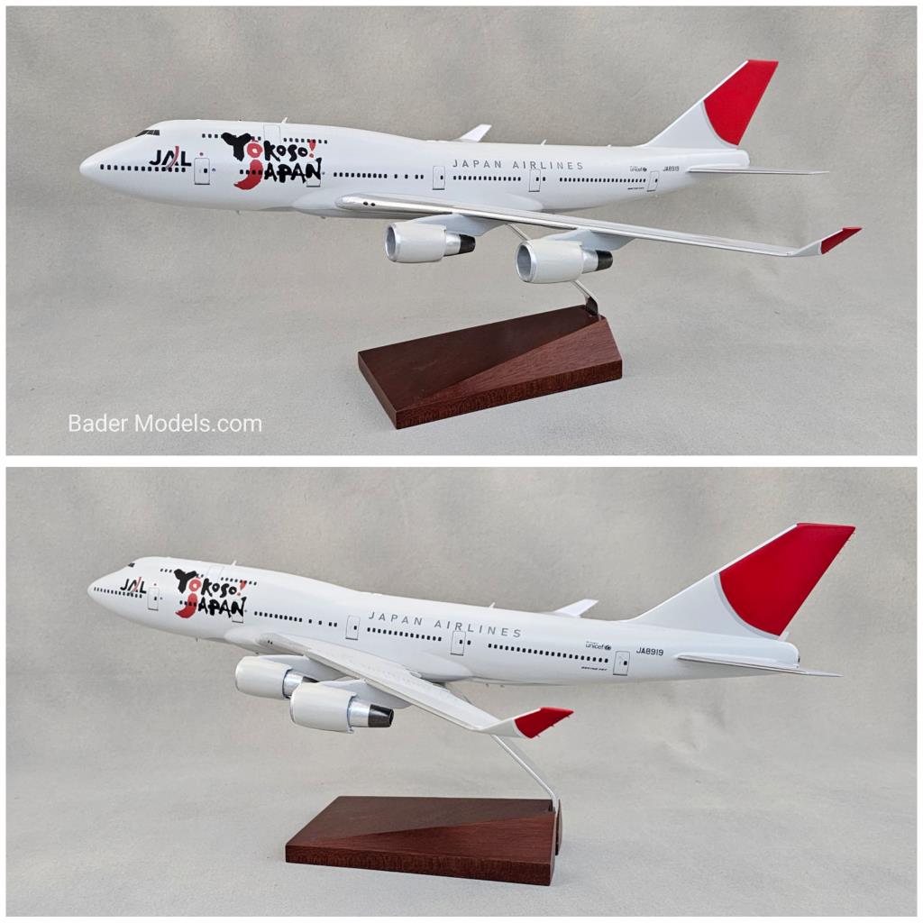 JAL - B747-400 (Yokoso Japan) - (1:144)